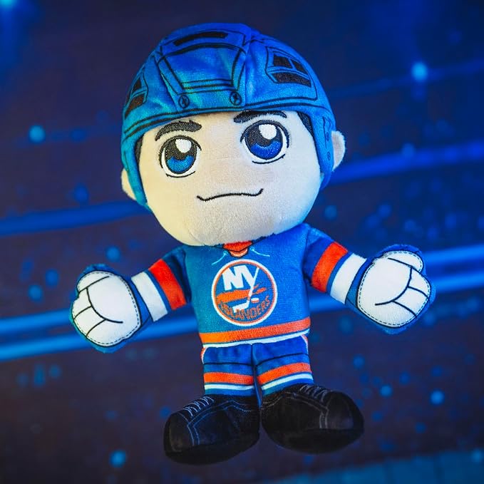 Bleacher Creatures New York Islanders Player 8" NHL Kuricha Sitting Plush - Soft Chibi Inspired NHL Player