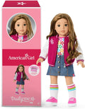 American Girl, Truly Me 18-inch Doll #118 with Brown Eyes, Wavy Dark-Brown Hair with Highlights, Tan Skin, for Ages 6+