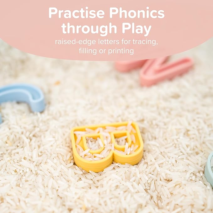 Inspire My Play Alphabet Letters for Kids Spelling Set - ABC Toys for 3 Year Olds - Sensory and Messy Play