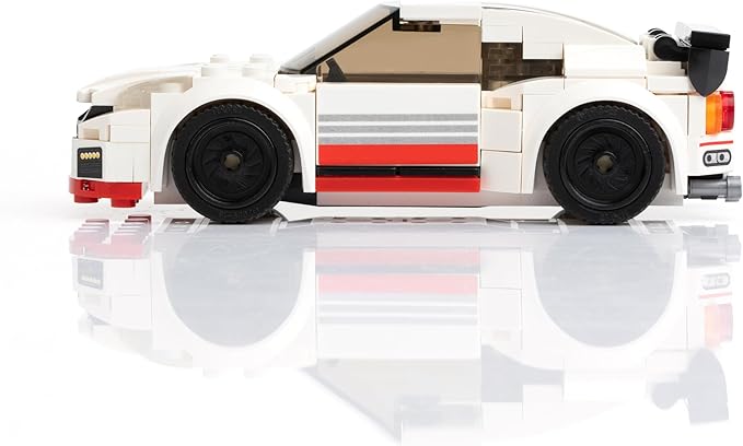 Block Builder Racing Car Building Block Set (229 Pieces). Racing Car Building Blocks for Kids and Adults