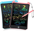 EooCoo Toddler Toys, LCD Writing Tablet for Kids 2 Pack, Kids Stocking Stuffers, Toddler Travel Essentials Drawing Pad, No Mess Coloring Books, Road Trip Activities, Age 3-5 Boy Girl Gifts - 8.5 Inch