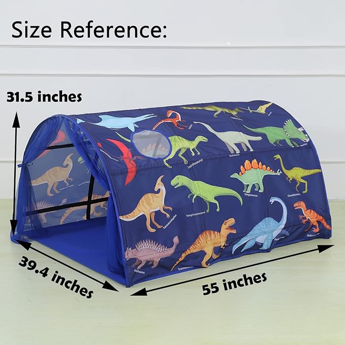 Bed Tent for Kids Lucky Castle Toddler Bed Tent Foldable Game House for Children Play Tents for Girls Boys Sleeping Canopy Playhouse