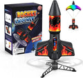 Rocket Launcher, 200 Feet of Flight Altitude, Model Rocket Kits with Launch Set, Ultra-high Flying Rocket, Rocket Toy, Kids Outdoor Toys, Gift for Kids Ages 8-12 Children's Day Gift - Red
