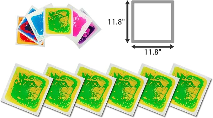 Art3d 1-Pack Non-Toxic Children Play & Exercise Mat - Puzzle Play Mat for Kids, Toddlers or Baby, 11.8" x 11.8" Green-Yellow