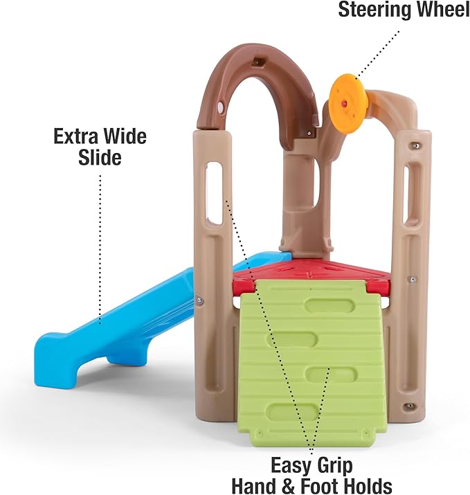 Simplay3 Young Explorers Activity Climber - Indoor or Outdoor Climber and Activity Playset for Toddlers and Kids, Made in USA