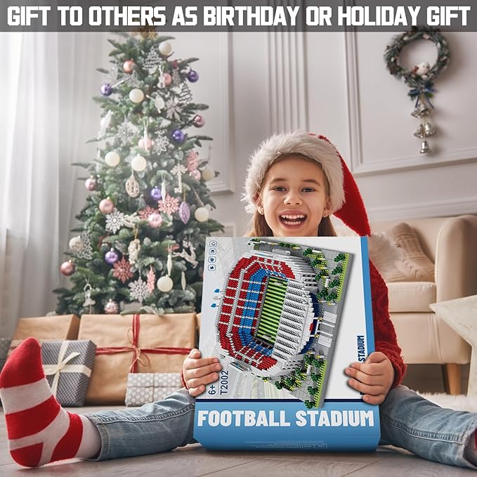 Soccer Stadium Micro Mini Building Blocks Sets Soccer Stadium Model Toys for Adults and Kids 3500+PCS