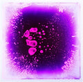 Art3d 1-Pack Fancy Floor Tile for Kids Room Liquid Encased Floor Tile, 11.8" x 11.8" Purple