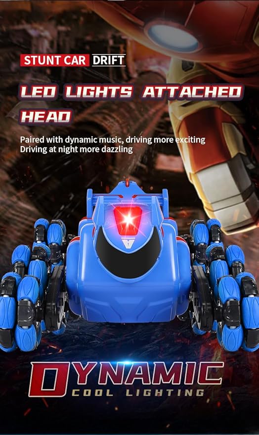 ATHLERIA 8WD Gesture Sensing Rc Stunt Car Toys for Boy Age 8-13,Hand Remote Control Cars,Coolest Christmas Birthday Present Ideas for Boys Girls Kids Teens Age 8 9 10 11 12 13+ Year