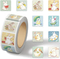 Cute Rabbit Stickers 500PCS Cartoon Easter Bunny Stickers Vinyl Decals for Laptop IPAD Ebook Reader Water Bottle Waterproof Aesthetic Sticker for Boys Girls Teens