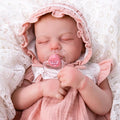Aori Reborn Baby Dolls Realistic Lifelike - 20" Newborn Girl Doll with Feeding Set, Sleeping Baby Toy for Kids Ages 3+ Years, Hand-Painted Vinyl Newborn Doll
