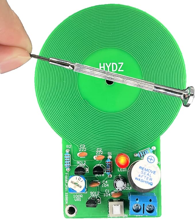 Learn to Solder Metal Detector Soldering Practice Kit Learning Electronics Training Board