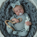 SCOM Realistic Reborn Baby Dolls - 18 Inch Real Life Baby Girl, Silicone Doll with Anatomically Correct, Lifelike Newborn Weighted Baby with Full Body Vinyl for Kids Age 3 4 5 6+ Gift