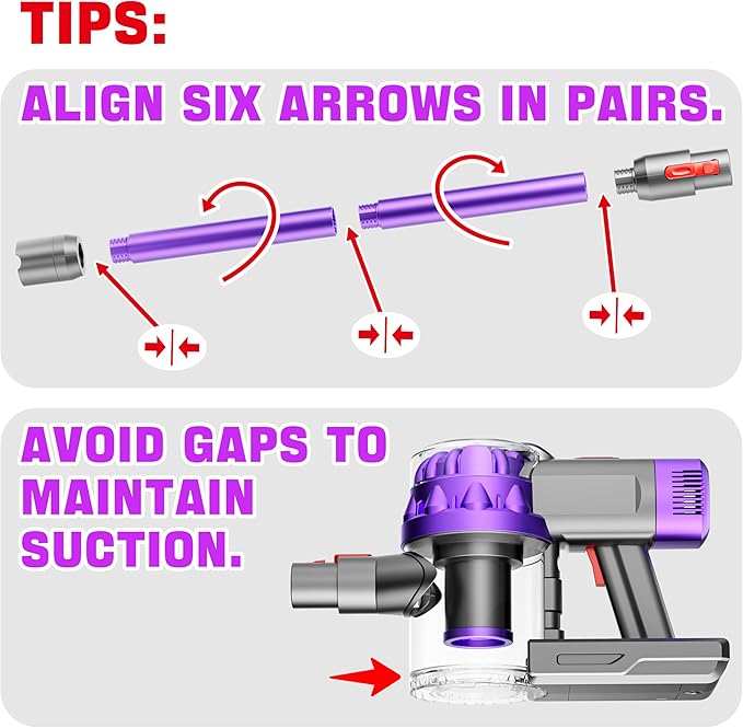 4-in-1 Toy Kids Vacuum That Works with Suction, Electric Toy Toddler Vacuum Cleaner for Children Ages 3 4 5 6+ Boys & Girls,Toddlers Toys Cleaning Set for Pretend Play (Purple)