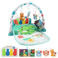 BOMPOW Baby Play Gym Mat, Play Activity Mat with Music and Lights, Piano Gym, Early Development Baby Gift for Babies Newborn Tummy Time Play Mat