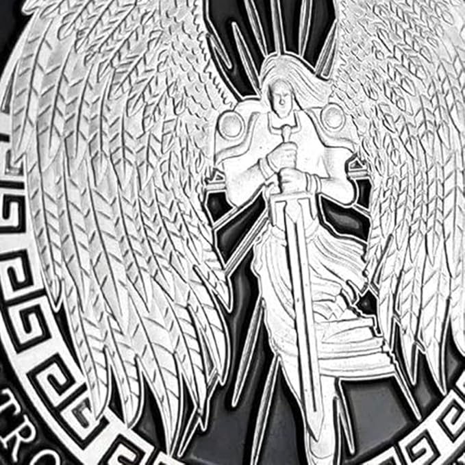 The Archangel Michael Challenge Coin Police Military Hero's Coin (Pack of 6)