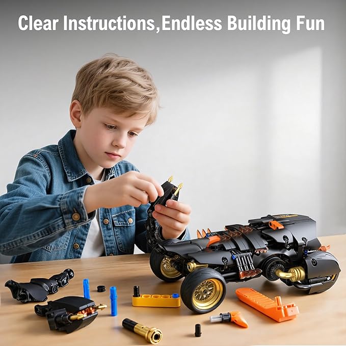 Scorpions Building Toys for Kids Ages 8-12,Sports Car Building Toy Set for Boys and Girls.Building Toy Set for Kids,Buildable Model Kit,Gift Idea for Boys and Girls Aged 9 Years Old and Up