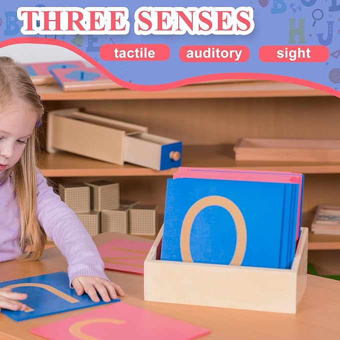 MONTESSORI OUTLET Box for The Sandpaper Letters