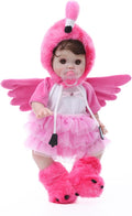 Reborn Baby Dolls, 18inch Large Realistic Hand-Rooted Hair Lifelike Baby Dolls with Accessories for 3+ Year Old Girls Gifts, Pretend Play, Collection