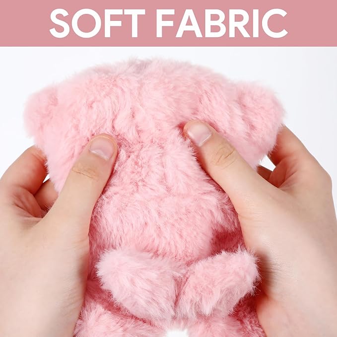 Cute Clothes Outfit for 17cm Doll, Adorable Dolls Outfits,Dress Set for Accessories, Fashion Chic Figure Clothes Set (No Figure,Pink)