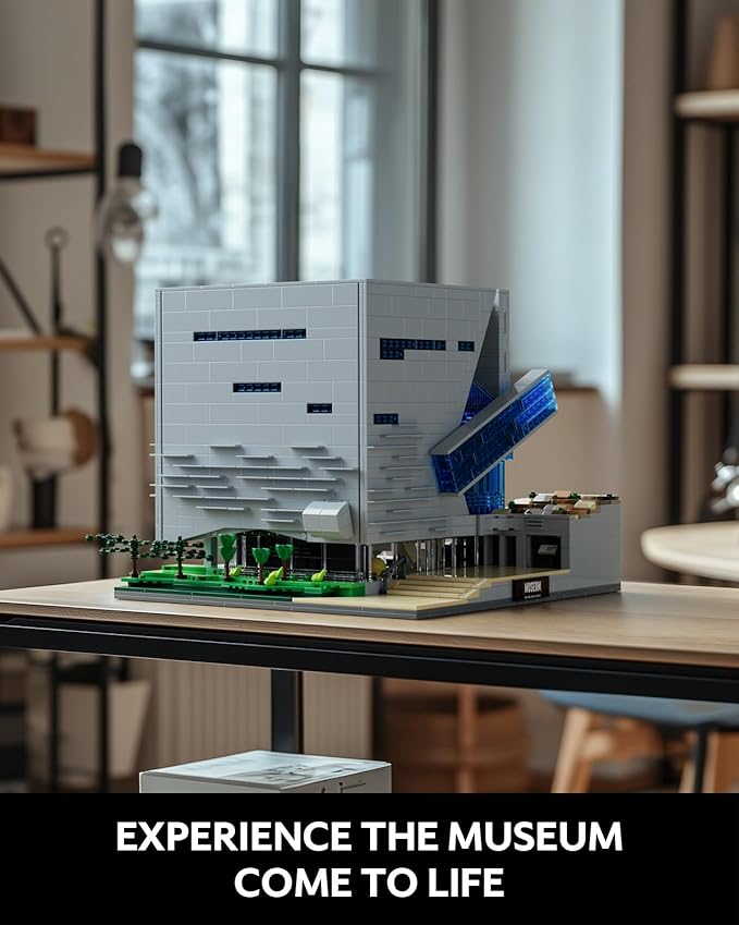 Nifeliz Museum of Nature and Science Building Set, Gift Idea for Lovers of Museums, Buildable Display Model, Addition to The Modular Buildings Collection (3373 PCS, NF10286)