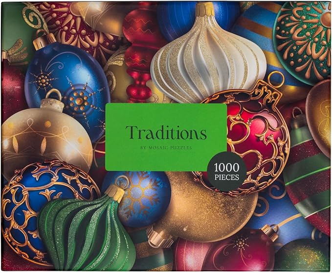 Holiday Decorations | Traditions by Mosaic Puzzles - 1000 Piece Puzzle