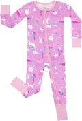 Little Sleepies Pajamas for Baby Boys & Girls, Viscose from Bamboo Baby Pajamas, Preemie & Newborn Sleepers, 2-Way Zipper PJs
