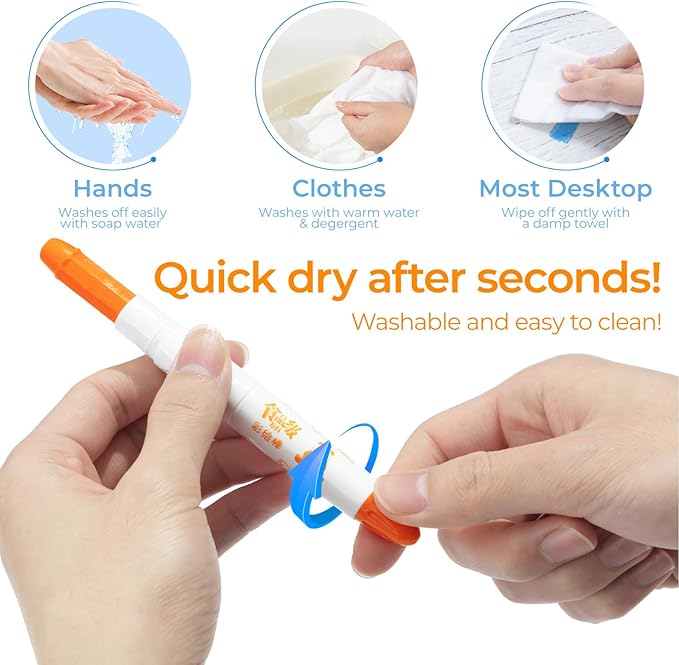 M&G 36 Colors Upgraded Food-grade Paint Sticks, Tempera paint sticks set, Washable paint, Non- Toxic, No Mess Quick Drying Art Supplies for Toddlers and Kids