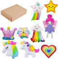 FYXGZZH Kids Beginner Sewing Kit – DIY Stuffed Craft Set with Pre-Cut Felt, Plastic Needle & Embroidery Thread, Educational Arts & Crafts for Boys & Girls Ages 6-12