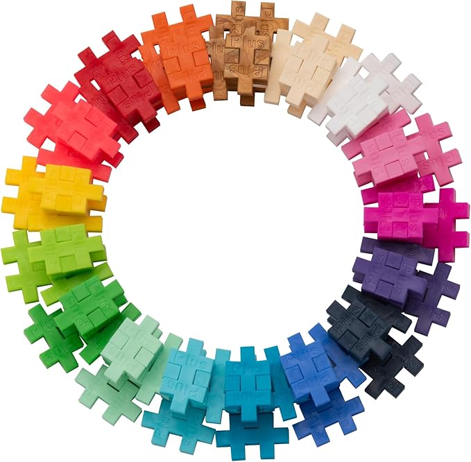 Plus Plus Learn to Build Colorverse Super Set, 3D Building Block Kit, Creative Stem Construction Toy for Kids, 1000 Mini Interlocking Pieces