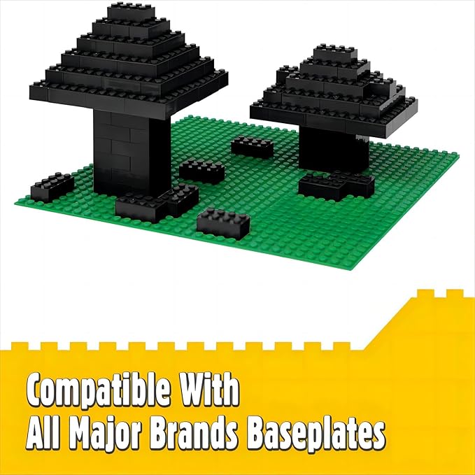 Classic Building Bricks 2x4, Compatible with Lego Parts and Pieces 3001, 110 Piece Bulk Building Block, Creative Building Block for Age 6+ Boys Girls and Bulk Enthusiast (Black)