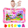 ZHUYNXIR Tummy time Water Play mat, Baby Water Play Mat for Kids and Toddlers Baby Toys for 3 to 24 Months, Strengthen Your Baby's Muscles, Pink 27.5x20 in.