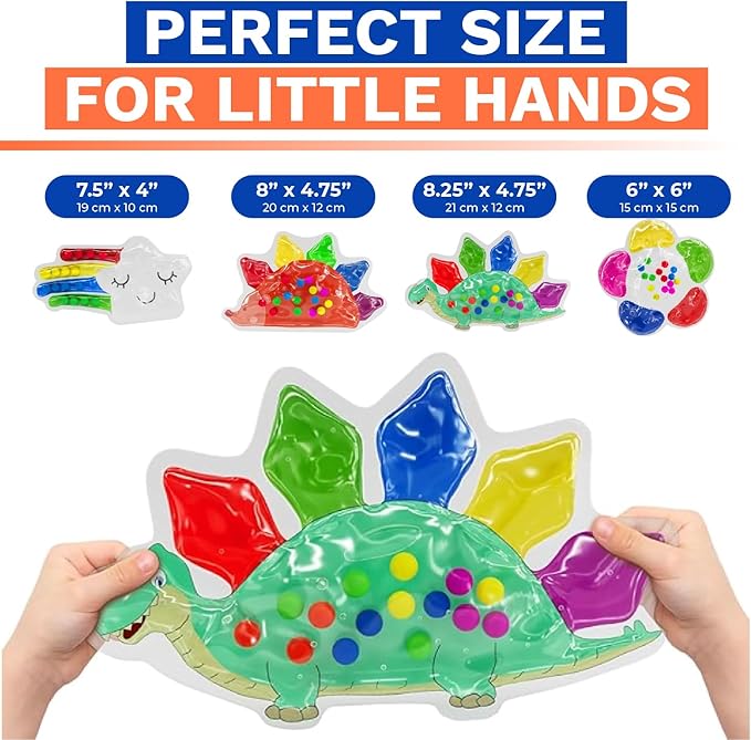 4-Pack Color Sorting Sensory Toys for Toddlers Ages 3+ Montessori Travel Toys Calm Down Toy for Preschool | Flower, Porcupine, Cloudy Rainbow Color Matching Activities Gift Ready for Boys Girls B-Day