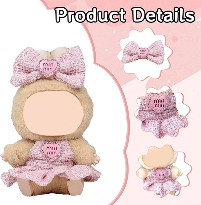 2025 New Clothes for Doll, Clothes Outfit Set for 17cm Doll, Exquisite Doll Accessories, Cute Clothes for Doll Dress up Unique Style