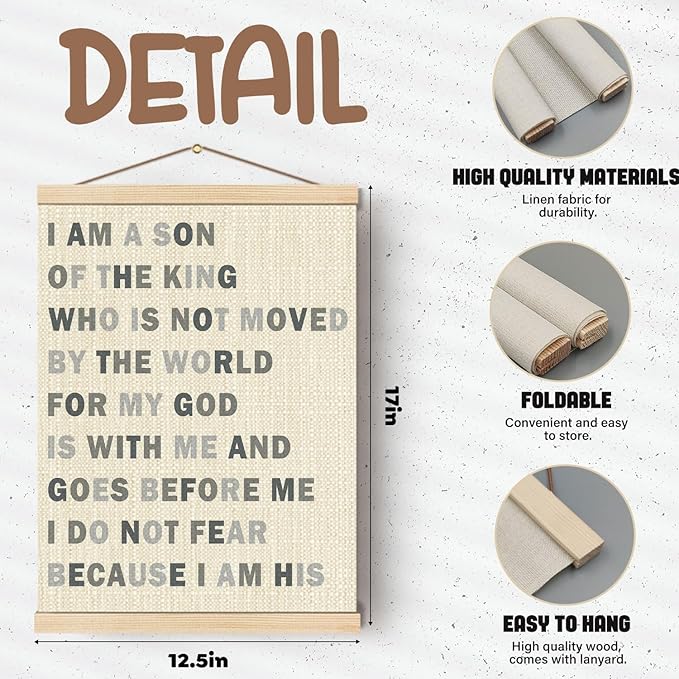 Boat Wades Inspirational Christian Wooden Poster Hangers 12x16 Inch,Boho Nursery Decor Boy Poster Hanger Frame,Bible Verse Nursery Decor Wall Hanging For Nursery Boys Room