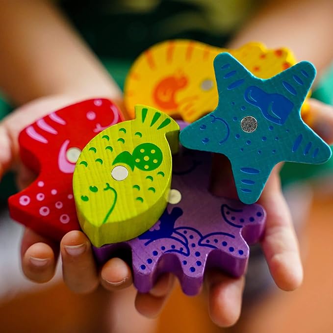 HABA My Very First Games - Here Fishy Fishy! Magnetic Fishing Game Ages 2+ Made in Germany Toddler Games, Learning Toys, Preschool Toys