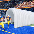 Inflatable Sports Tunnel Entrance with Built-in Blower – Advertising & Event Archway for Exhibitions, Shops, Supermarkets & Schools (White, 16x10x10Ft)