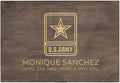 Personalized Line of Duty Memorial Keepsake Box – Custom Engraved Wooden Tribute Box for Fallen Heroes, Soldiers, First Responders, Veterans - Sympathy Gifts Storage Boxes for Medals, Flags, Photos