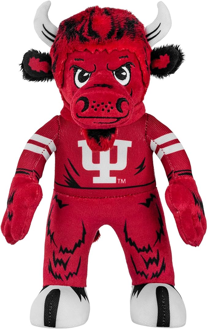 Bleacher Creatures Indiana Hoosiers Bison 10" Mascot Plush Figure - A Mascot for Play or Display