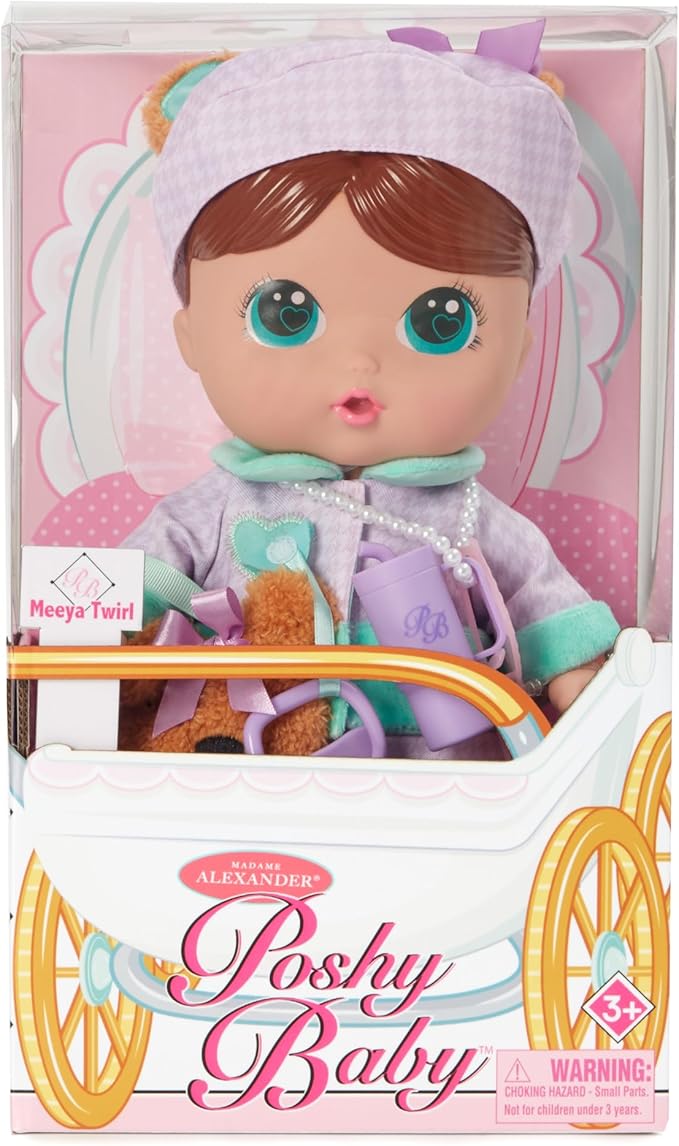 Madame Alexander 12-inch Poshy Baby™ Fashion Doll, Meeya Twirl