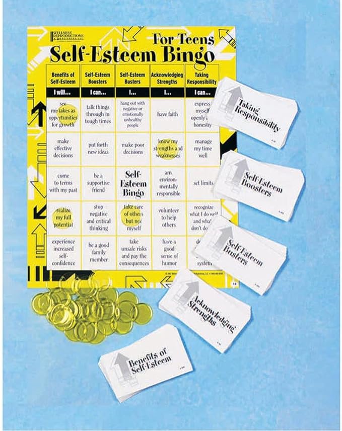 Self-Esteem Bingo for Teens