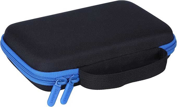 Storage Case Compatible with GiiKER Super Slide Puzzle Original 500+ Challenges Brain Teaser Puzzle (Black + Blue Case)