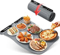Warming Mat for Food, Food Warmers for Parties Buffet, Foldable Food Warming Mats for Countertops and Daily Use with Timer and 7 Temperature Levels, with one-touch heating button, 15"x23.6"