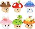 6 Cute Mushroom DIY Models (Animals & Plants), Educational STEM Toys, Creative Desk Decor & Collectible Gifts for Kids Age 8+ & Adults, Ideal for Birthday & Christmas