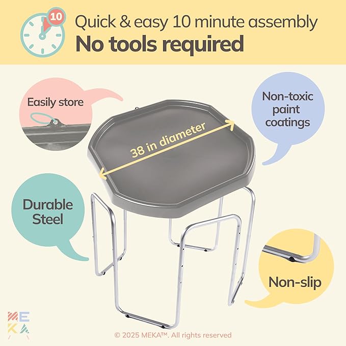 MEKA Tuff Tray Set for Sensory Play