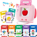 Talking Flash Cards for Toddlers Learning: Alphabet Learning Toys - Matching Spelling Games with 224 Sight Words - Montessori Toys for 3 4 5 6 Years Old Kids (Pink-336 Sight Words)