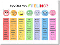 uoyien Feelings Chart For kids Mental Health Posters Help Students Understand Emotions Poster Calm Corner Special Education Classroom Decorations Preschool Classroom Supplies Unframed 16x24in