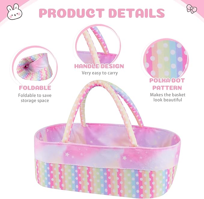 BABESIDE 8 Pcs Reborn Baby Doll Clothes with Bassinet for 17-22 Inch Babydolls, Reborn Baby Doll Accessories fit Newborn Dolls Girls, Colorful Baby Dolls Clothes