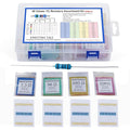 40 Values 400 Pcs 1/2W Resistor Kit 1Ω-1MΩ ±1% Metal Film Resistors Assortment for Electronics Projects and DIY Experiments