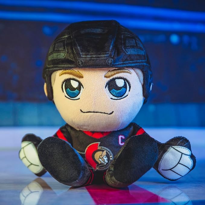 Bleacher Creatures Ottawa Senators Brady Tkachuk 8" NHL Kuricha Sitting Plush - Soft Chibi Inspired NHL Superstar