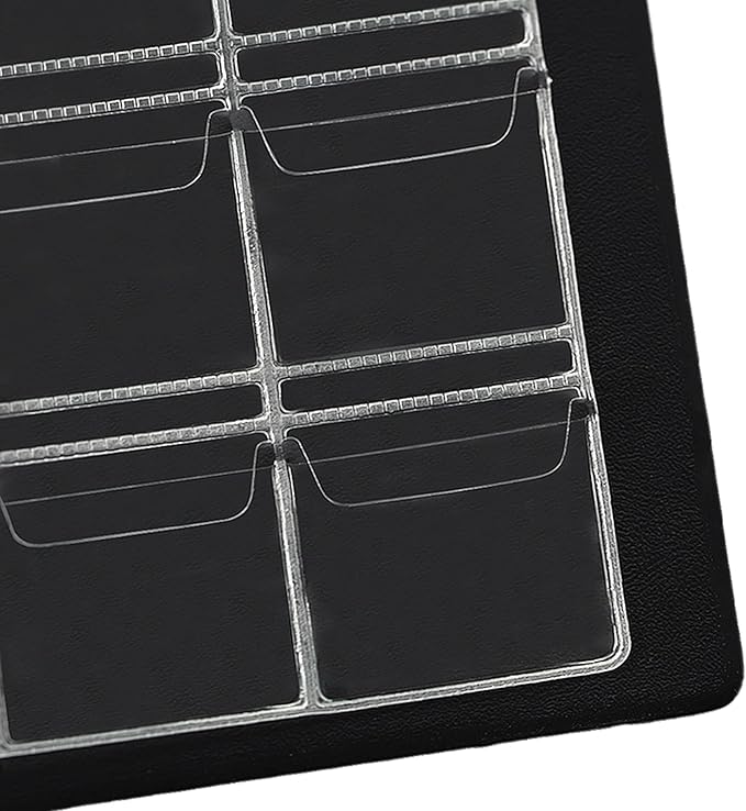 Coin Collection Album 120 Pockets - 3x3cm/1.2x1.2 inch Coin Holder Book Coin Storage Album Money Penny Pocket for Collectors Blue CS0112BL